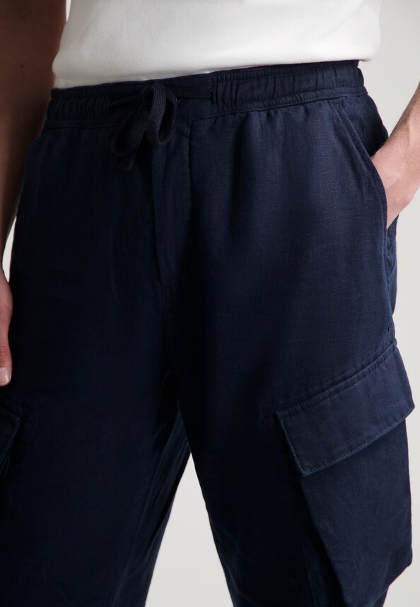 James Cargo Pants Linen-3
