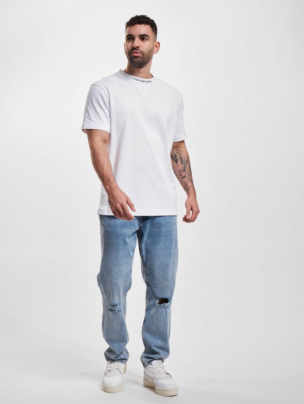 T-Shirt Klein Calvin Neck DEFSHOP 22939 | Klein Embro | Calvin Jeans Logo Jeans