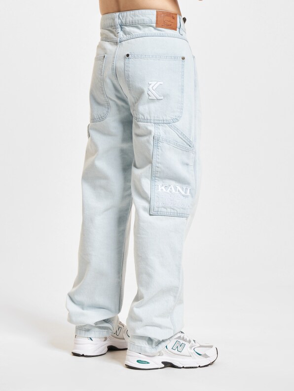 Retro Tapered Workwear Denim Loose-1