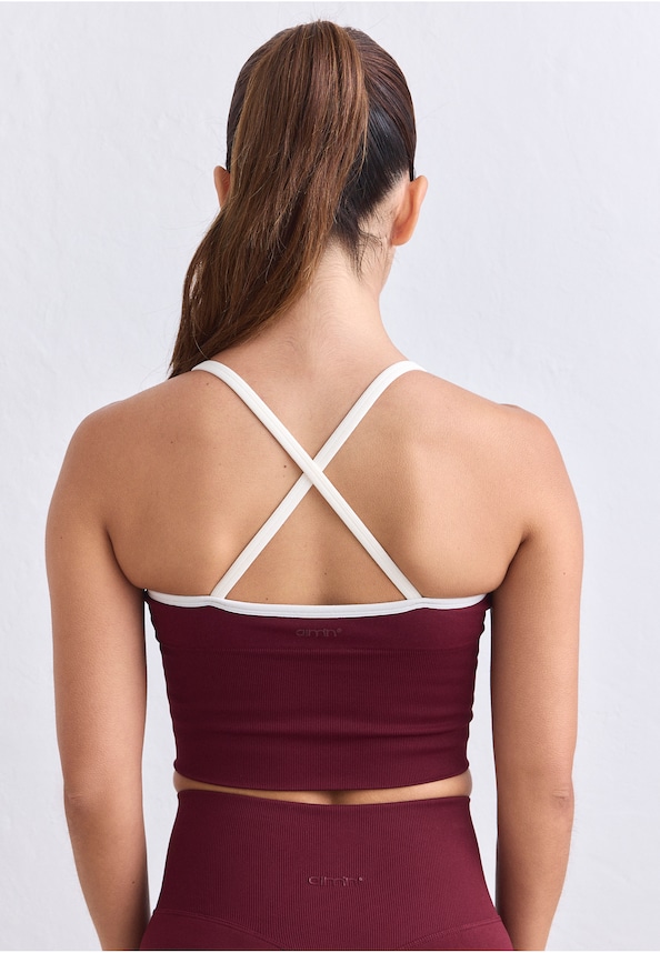 Shape Seamless Cross Back Bralette-1