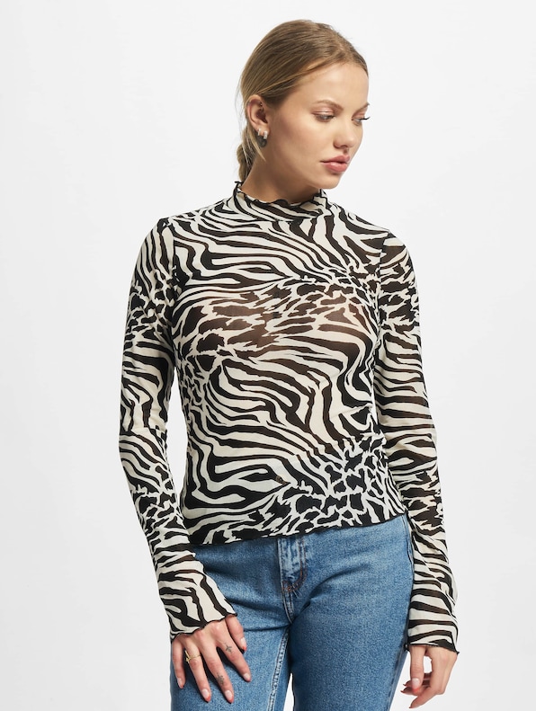 Ladies Aop Mesh Turtleneck-2