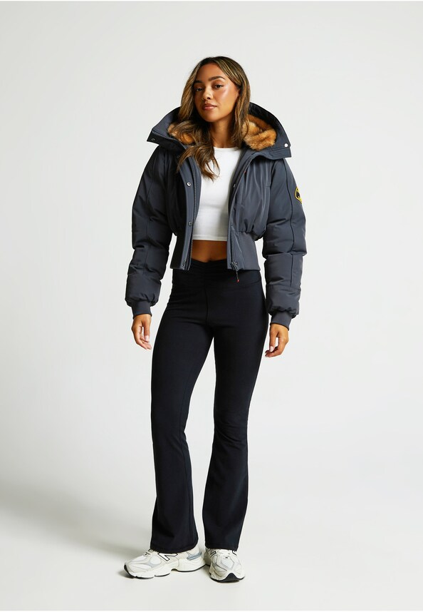 W OSSANI SPLIT HOOD CROP -5