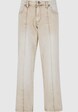 Wide Leg Denim With Dividing Seams-4