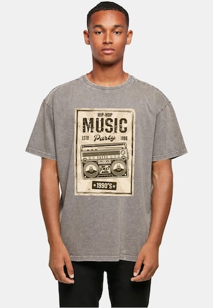Retro Boom Acid Washed Heavy Oversize 