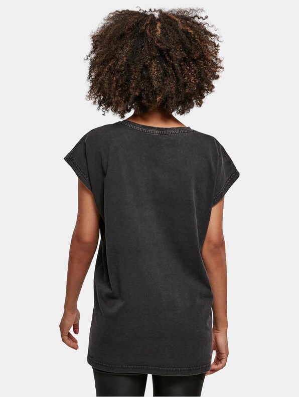 Ladies Acid Washed Extended Shoulder-1