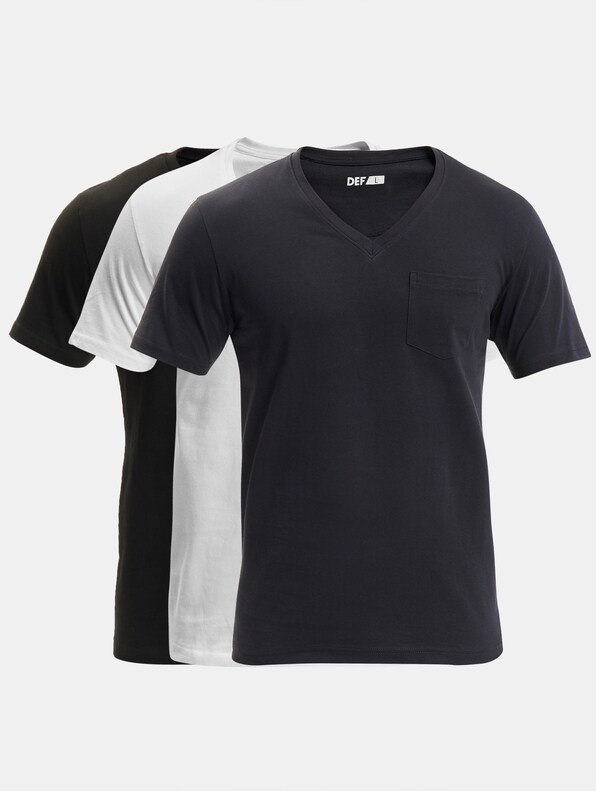 DEF V-Neck 3-Pack T-Shirts-7