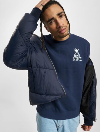 Nike NSW HBR C Crew Sweatshirt Midnight Navy/Mint