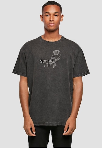 Spring - Vibes Acid Washed Heavy Oversized Tee