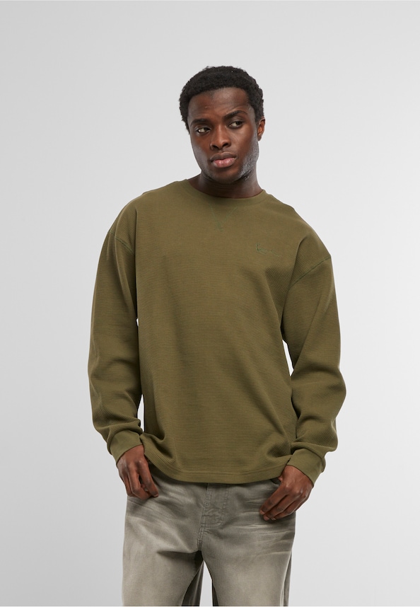 Signature Boxy Waffle Longsleeve-0