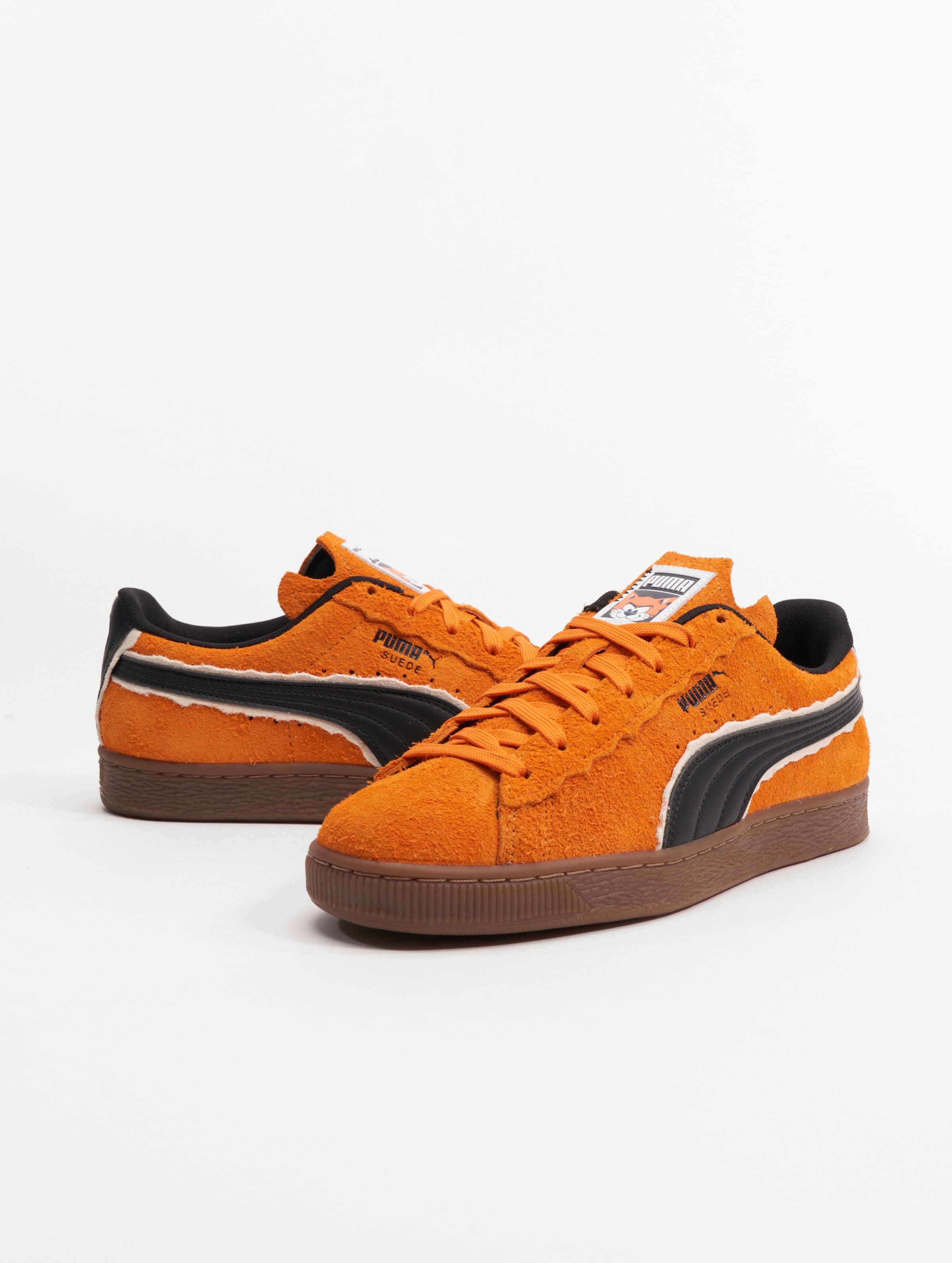 Puma Suede The Smurfs Sneakers Mannen op kleur oranje, Maat 43