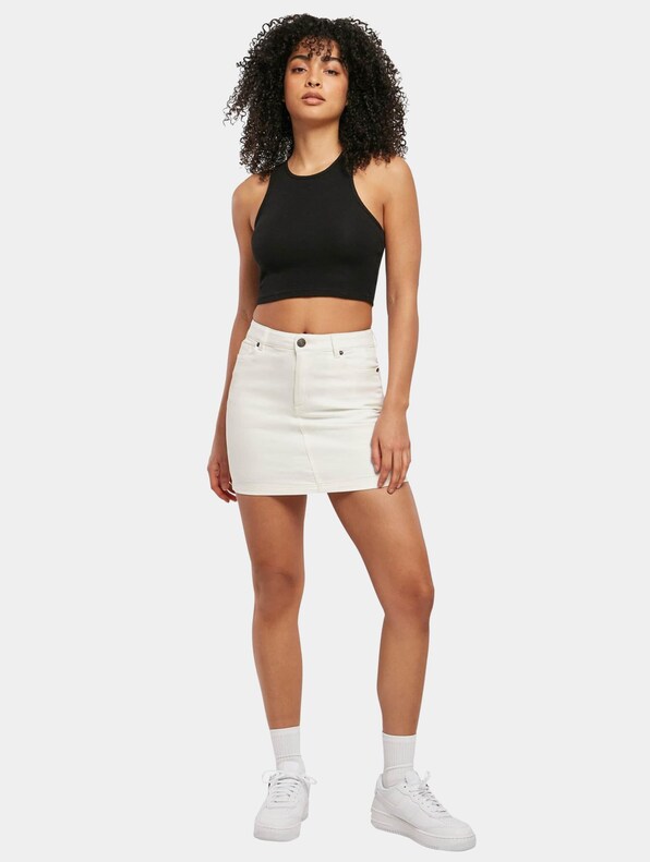 Ladies Organic Stretch Denim Mini -3