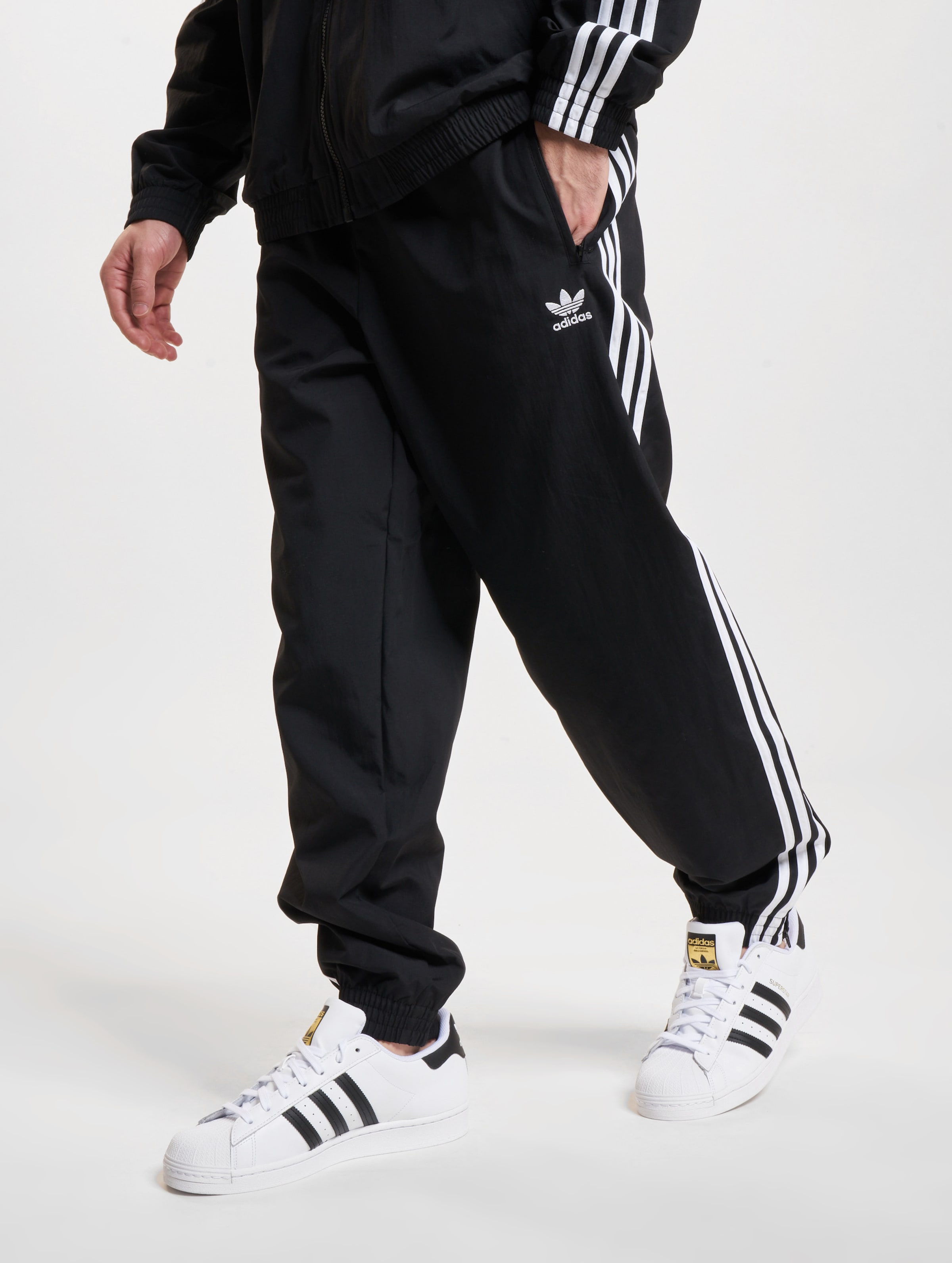 adidas Originals Adicolor Woven Firebird Jogginghosen Mannen op kleur zwart, Maat 2XL