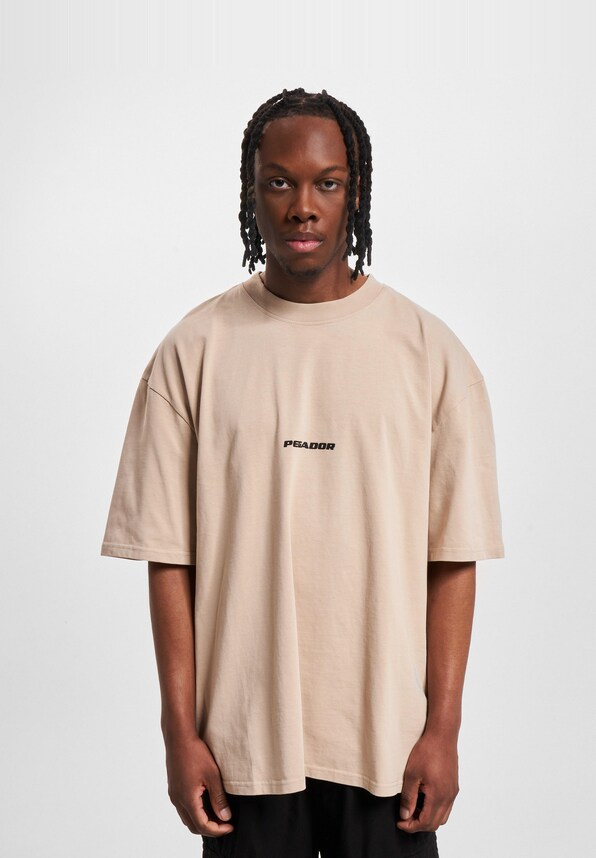 PEGADOR Colne Logo Oversized T-Shirts-2