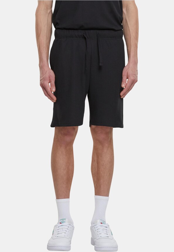 Waffle Sweat Shorts-0