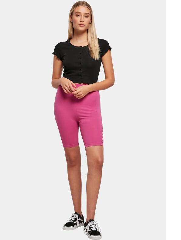 High Waist Lace Inset Cycle-5