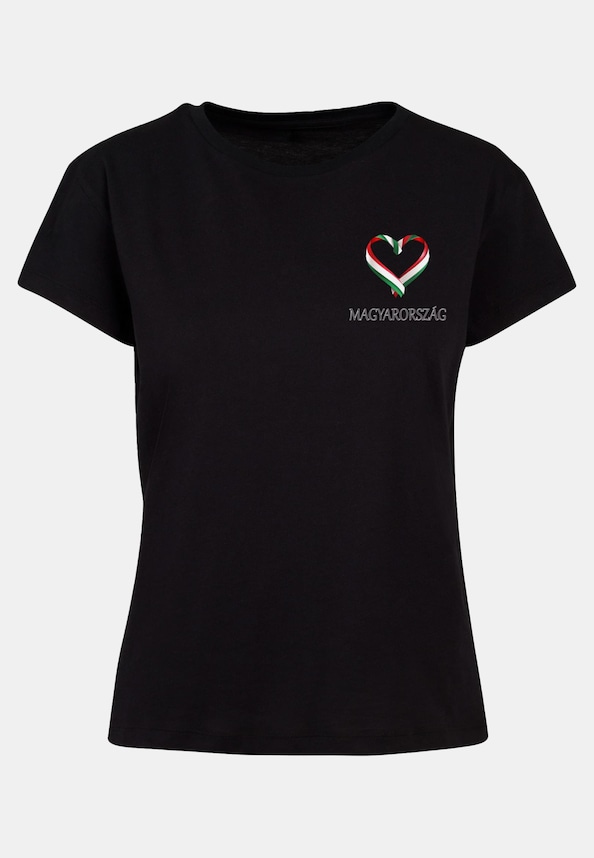 Ladies Merchcode Football - Hungaria T-shirt-2