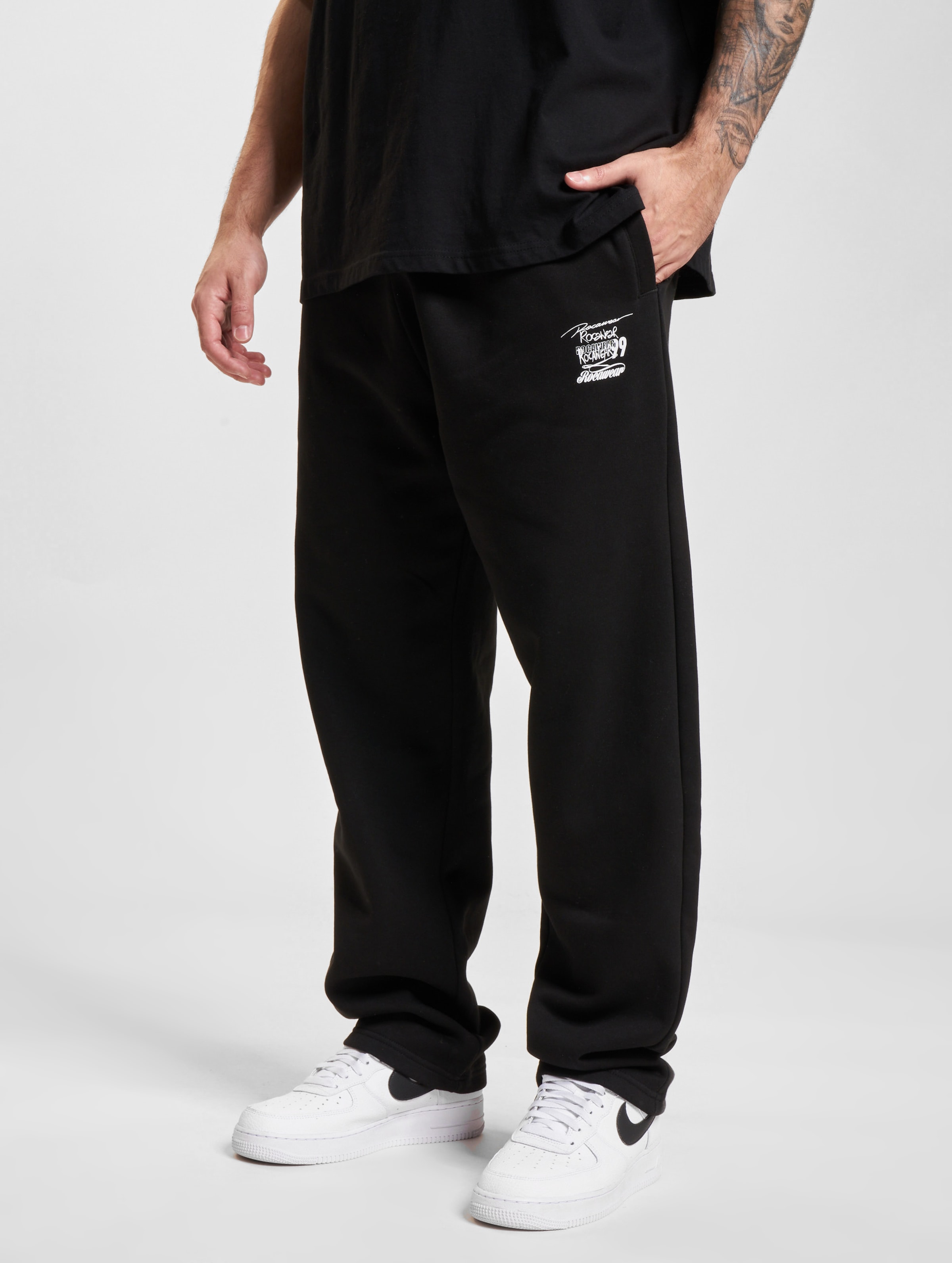 Rocawear Branded Sweatpants Mannen op kleur zwart, Maat S