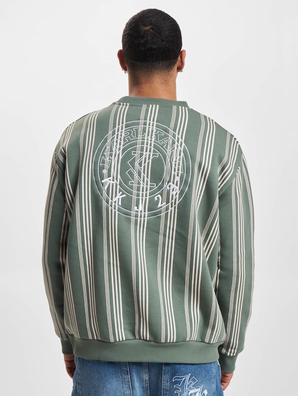 Small Signature Striped Crew-1