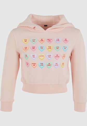 Kids Sweet Heart Candy Cropped Hoody