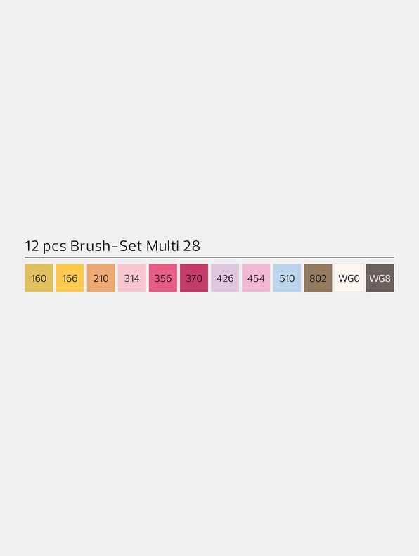 Brush 12pcs Special #28-1