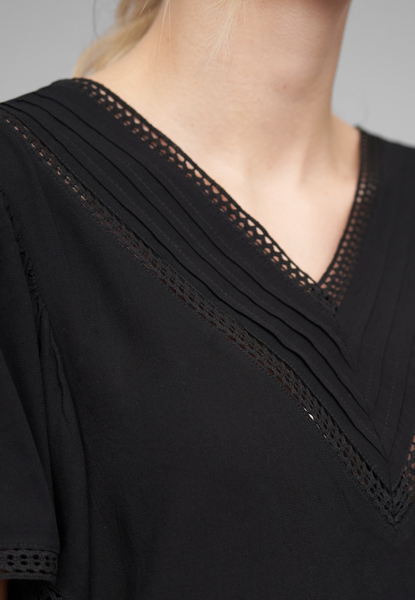 VIVISIA V-NECK 2/4 SLEEVE TOP-5