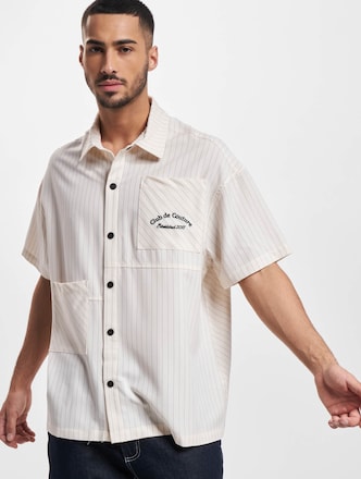 The Couture Club Pinstripe Baseball Oversized Shirt