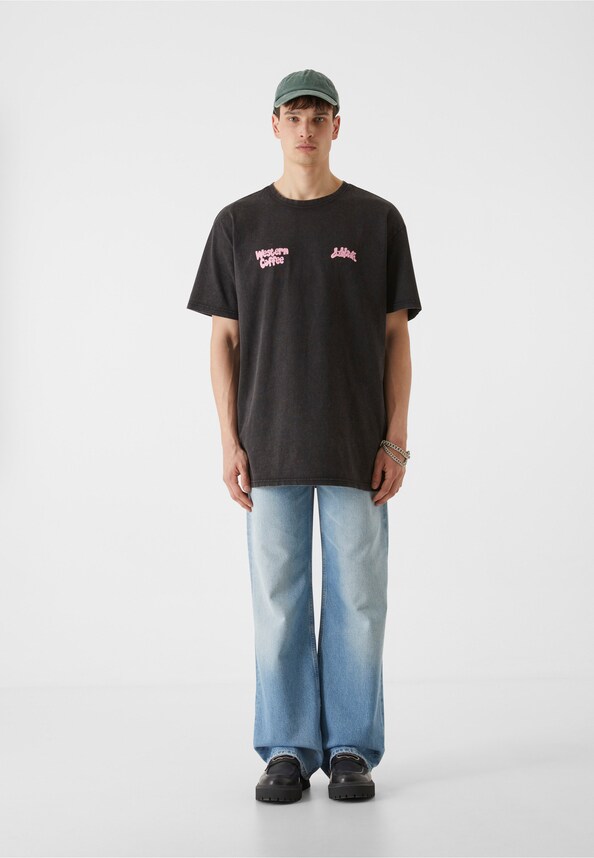 Lost Youth Acid Tee - Western Coffee-4