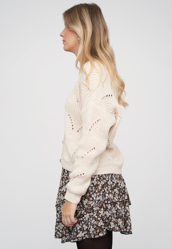 Knit Cardigan with buttons-2