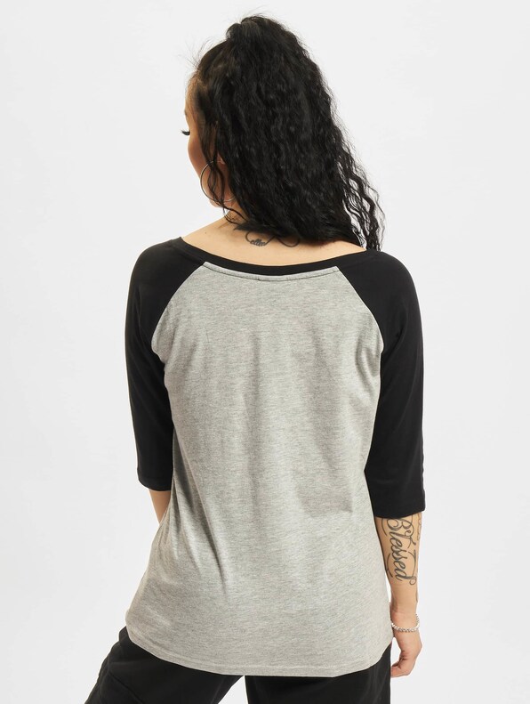 Ladies 3/4 Contrast Raglan-1