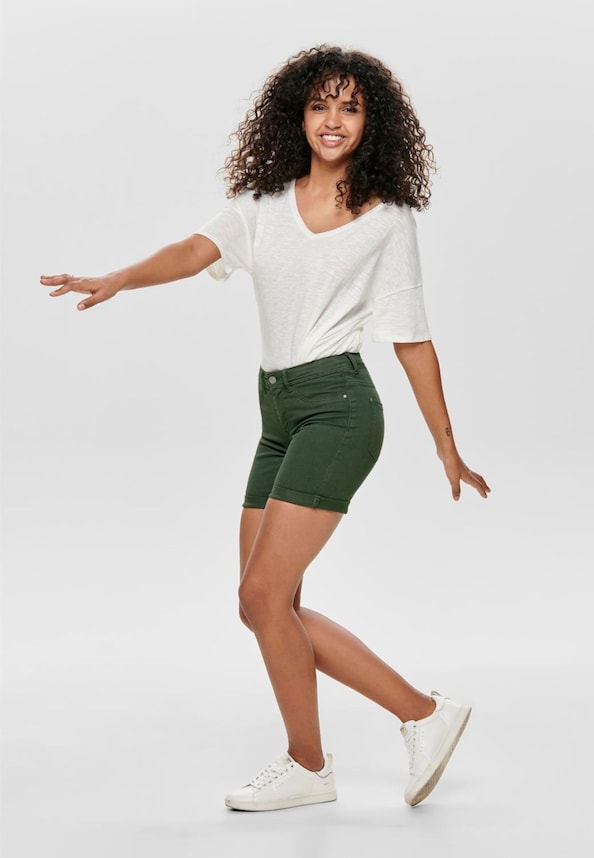 JDY by ONLY Damen Jeans Shorts-3