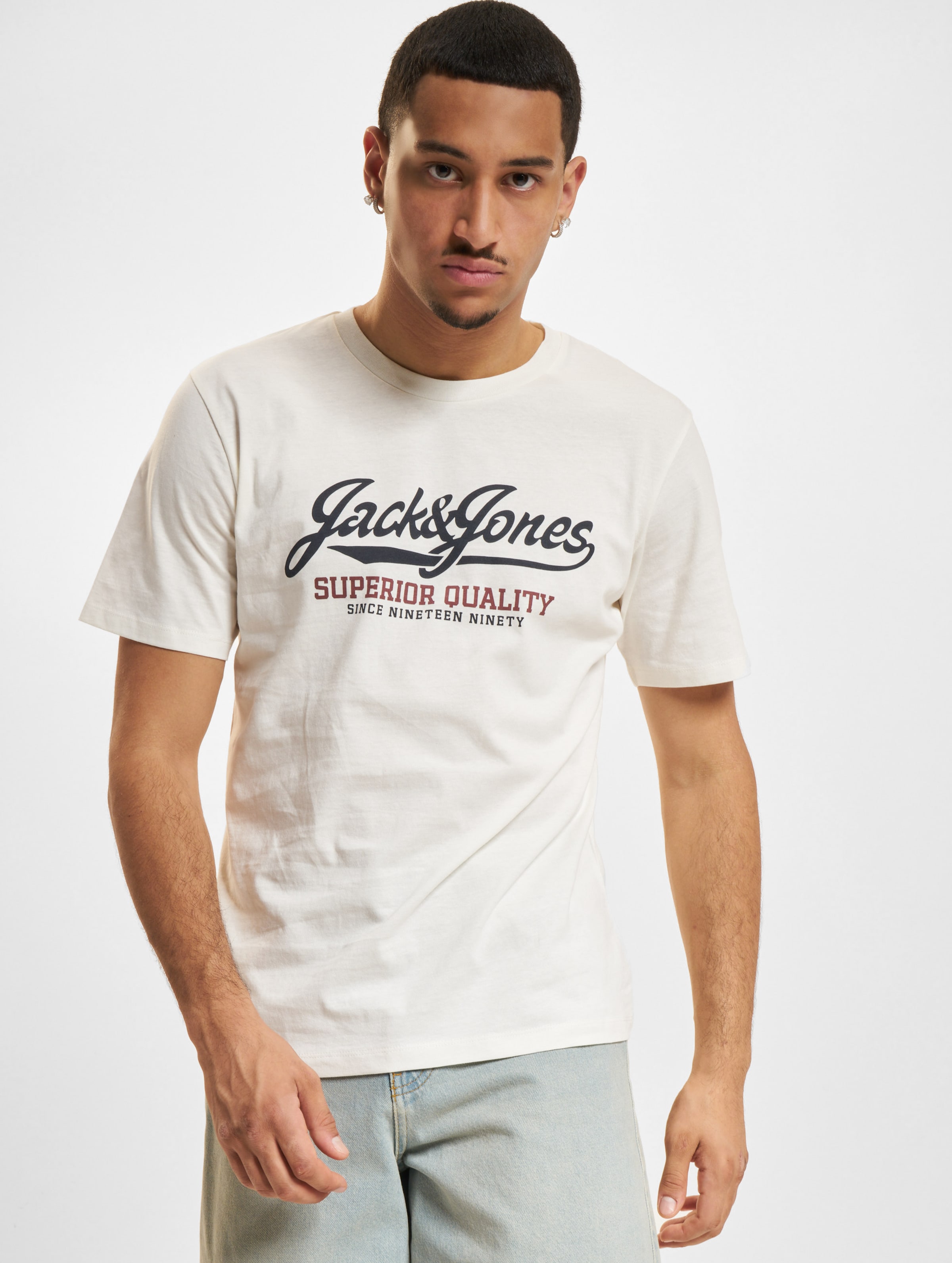 Jack & Jones Luhudson Crew Neck T-Shirts Männer,Unisex op kleur wit, Maat XXL