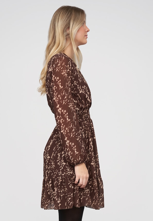 Longsleeve Dress with abstract print-3