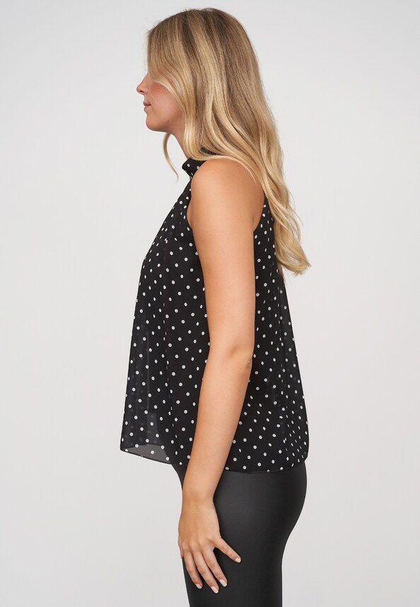 Chiffon Choker Top-2