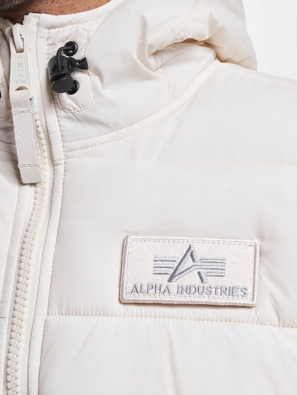 Alpha Industries Hooded Puffer Jacket Jet Stream-3