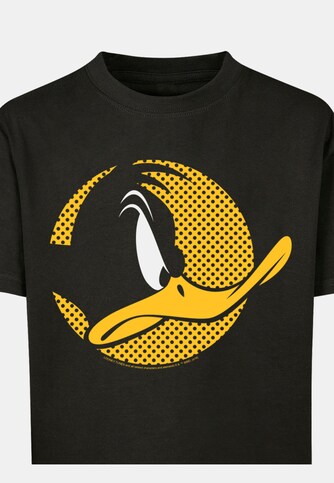Looney Tunes Daffy Duck Dotted Profile -BLK with Kids Basic Tee
