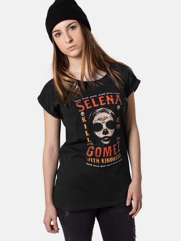 Ladies Selena Gomez Kill Em Skull -2