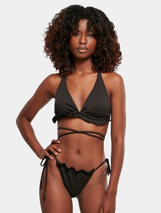 Ladies Rib Babylock Triangle Bikini