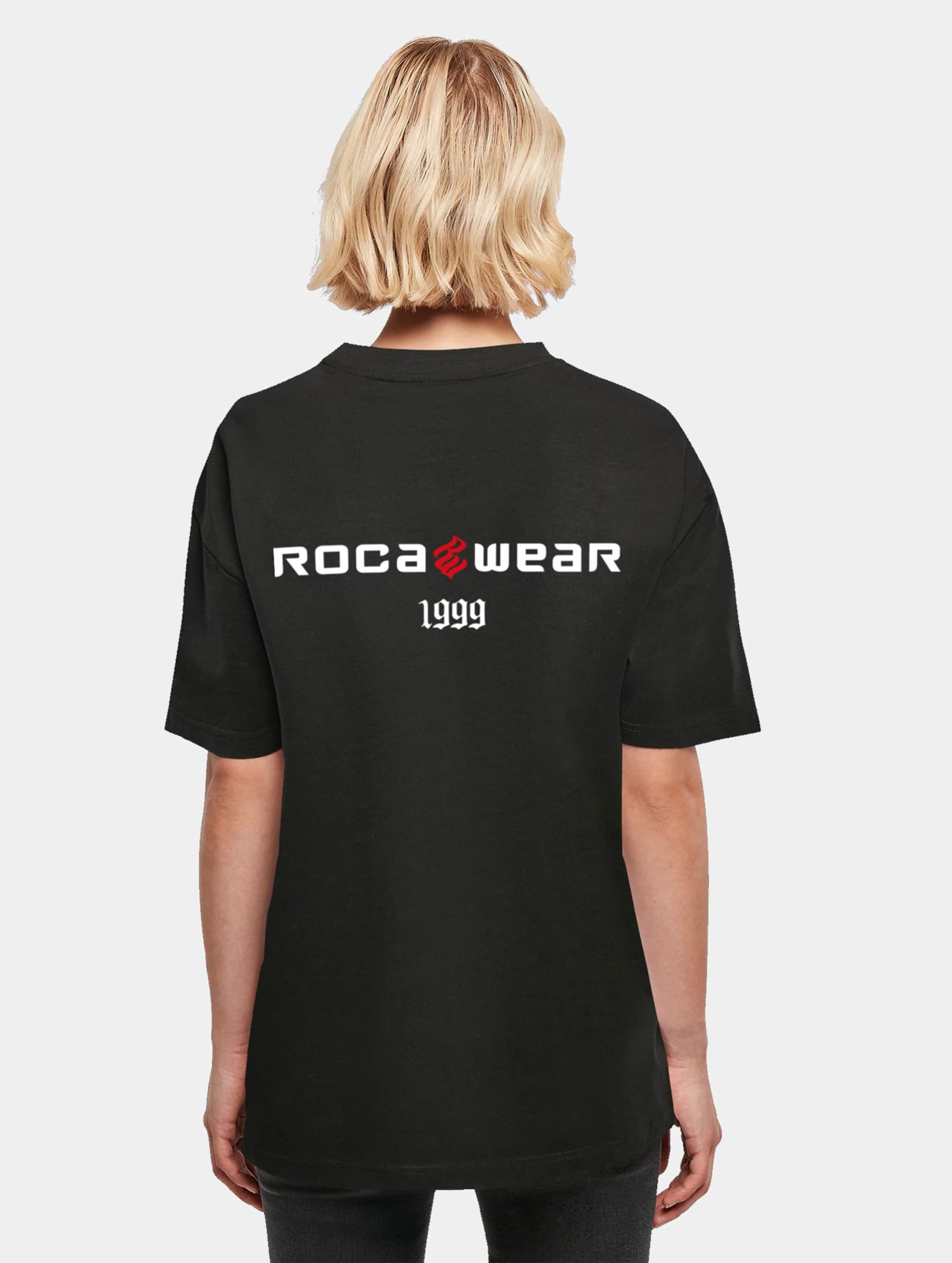 Rocawear HEART T-Shirts Frauen,Unisex op kleur zwart, Maat M