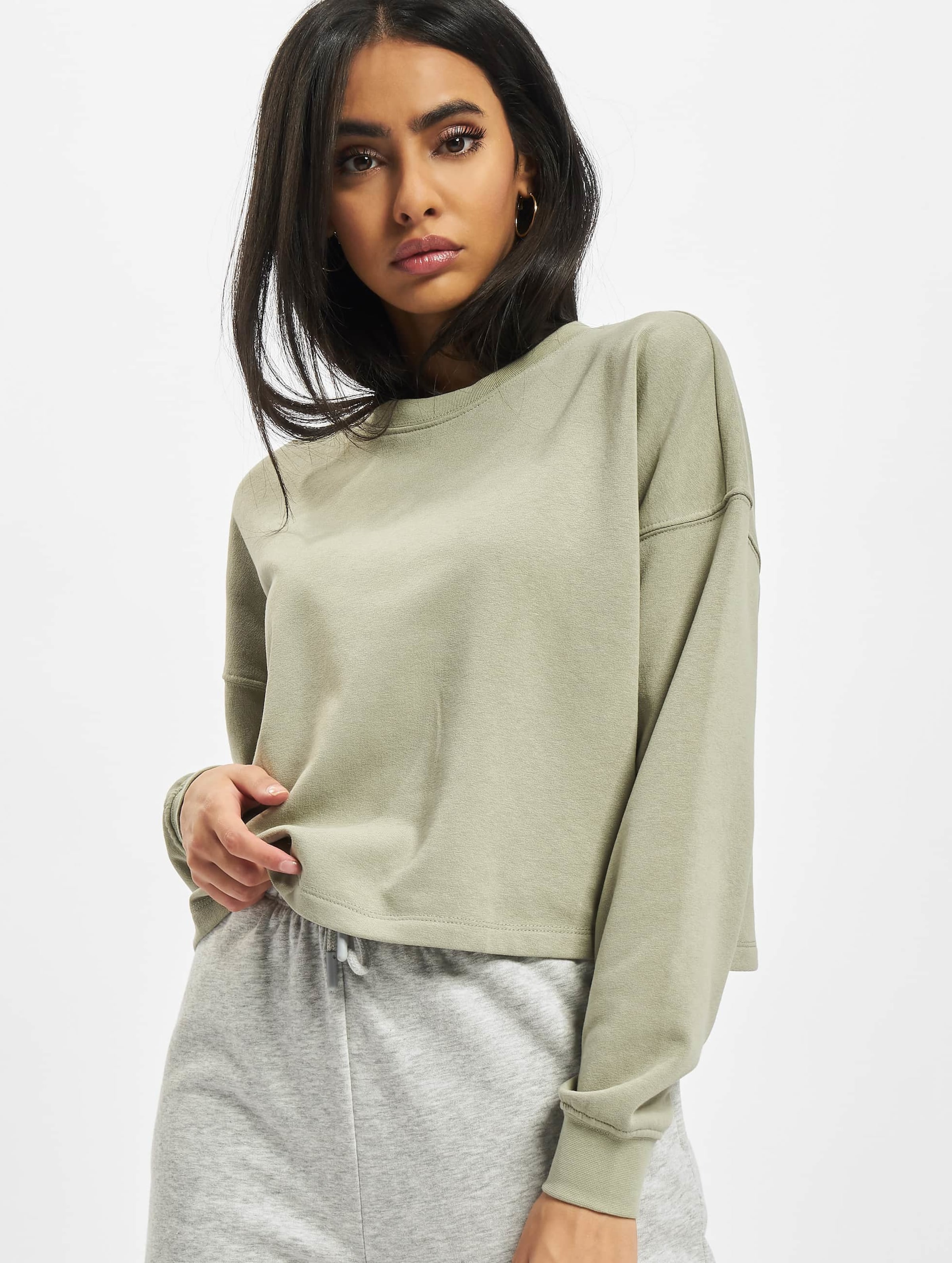 Only Onlbless Cropped Pullover Vrouwen op kleur grijs, Maat XL
