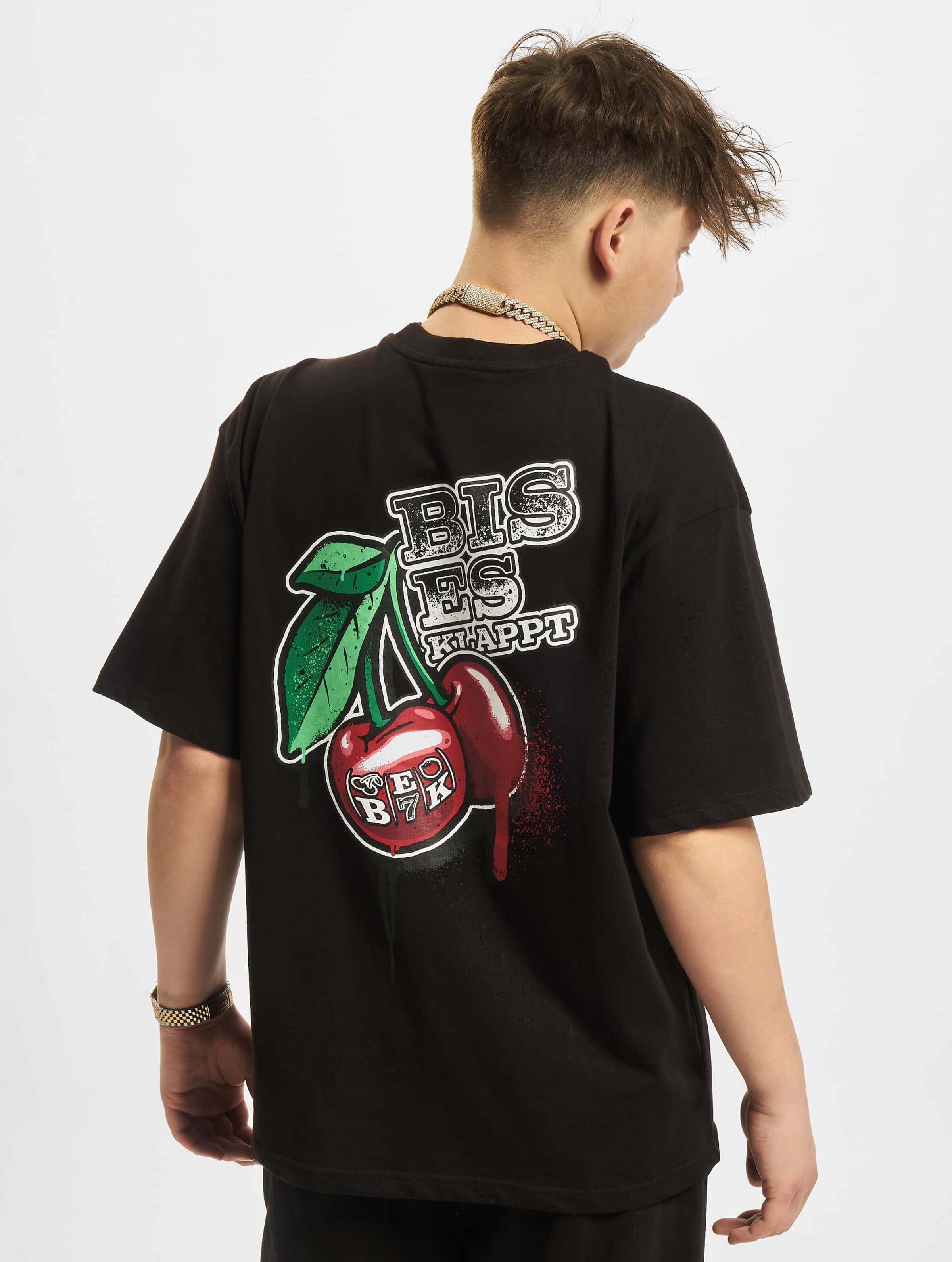 DefShop BEK x DEF Cherry T-Shirt Mannen op kleur zwart, Maat M
