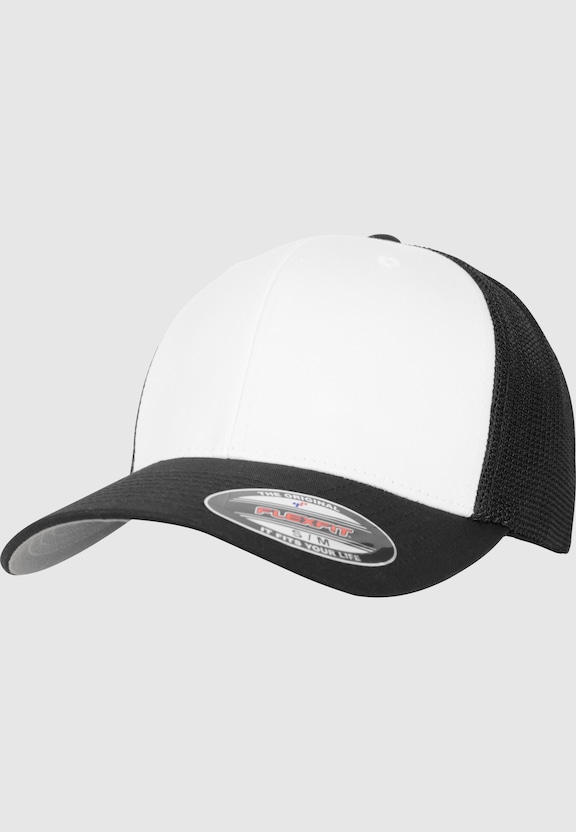 Flexfit Mesh Colored Front Snapback Cap-0