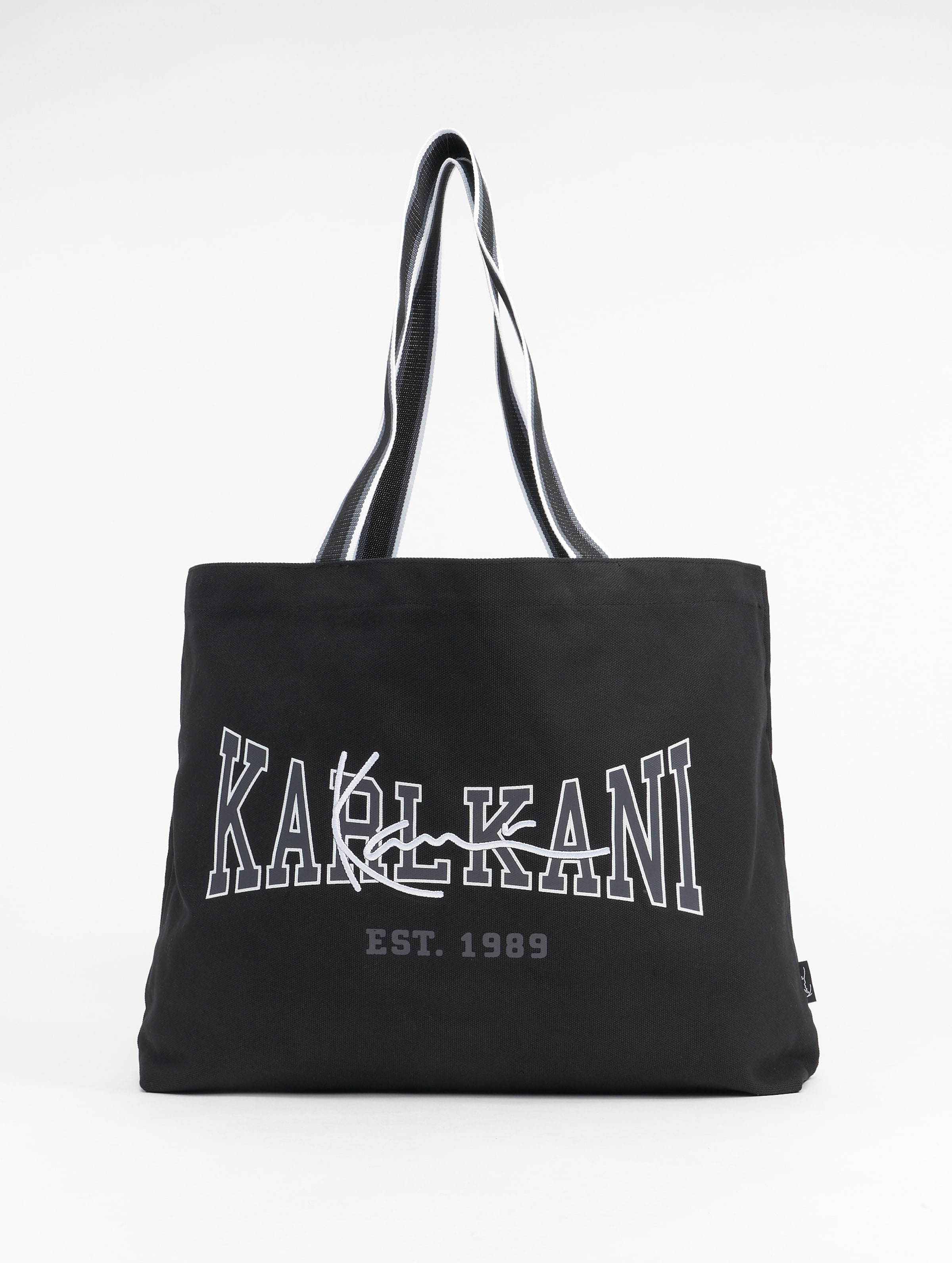 Karl Kani College Signature Shopper Bag Frauen,Unisex op kleur zwart, Maat ONE_SIZE