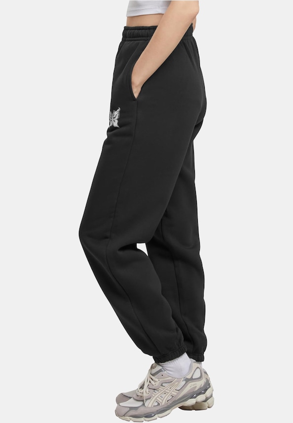 Karma Butterfly Ladies Fluffy Sweatpants-2