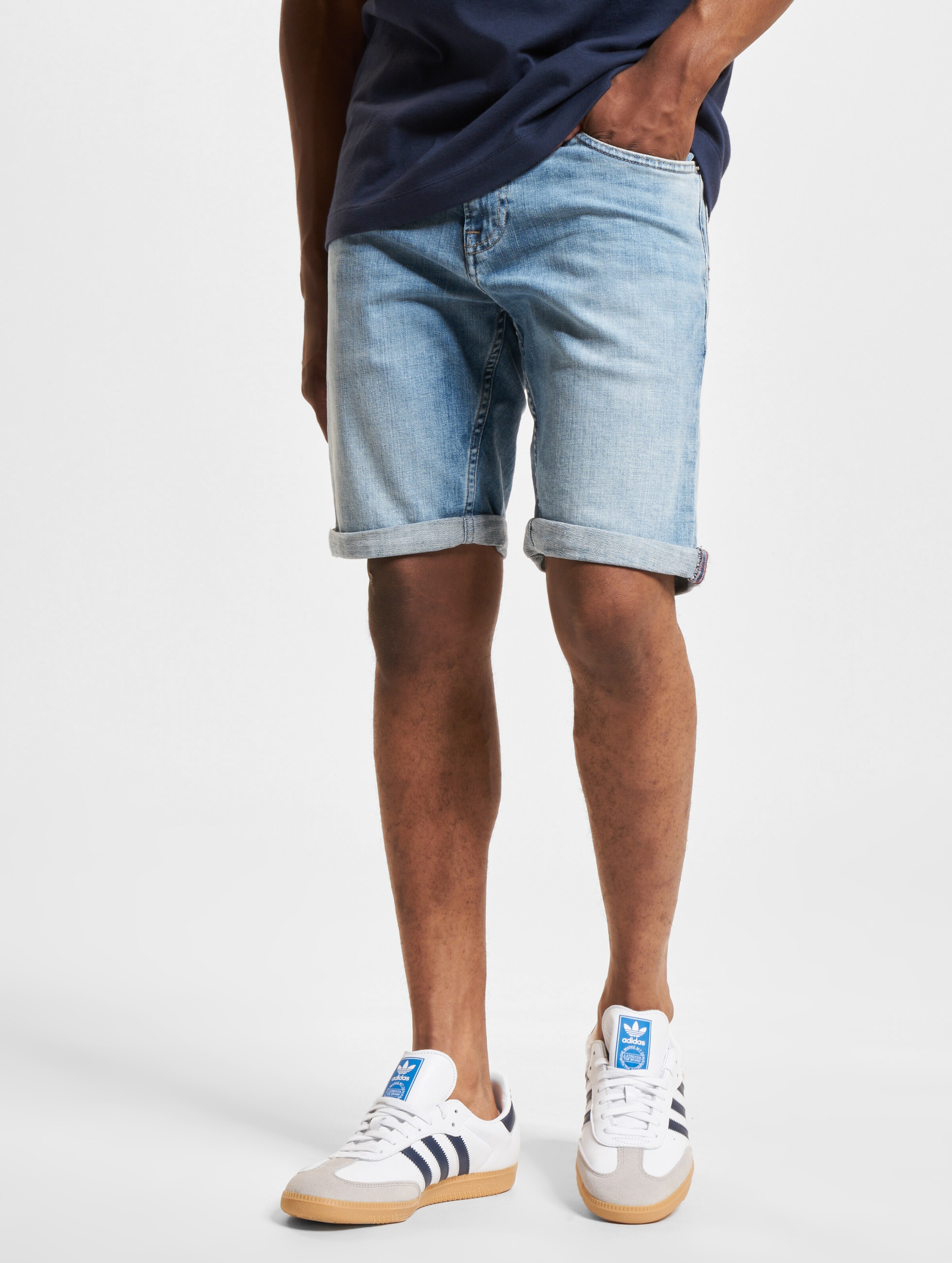 Tommy Jeans Scanton Slim Denim Hlbs Shorts op kleur blauw, Maat 30