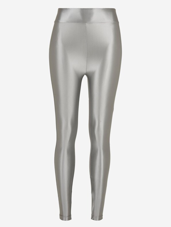 Ladies Highwaist Shiny Metallic-4