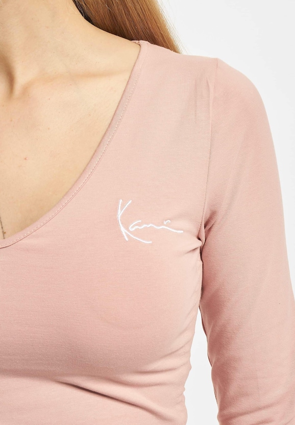 Small Signature Gathered Rib Longsleeve-3