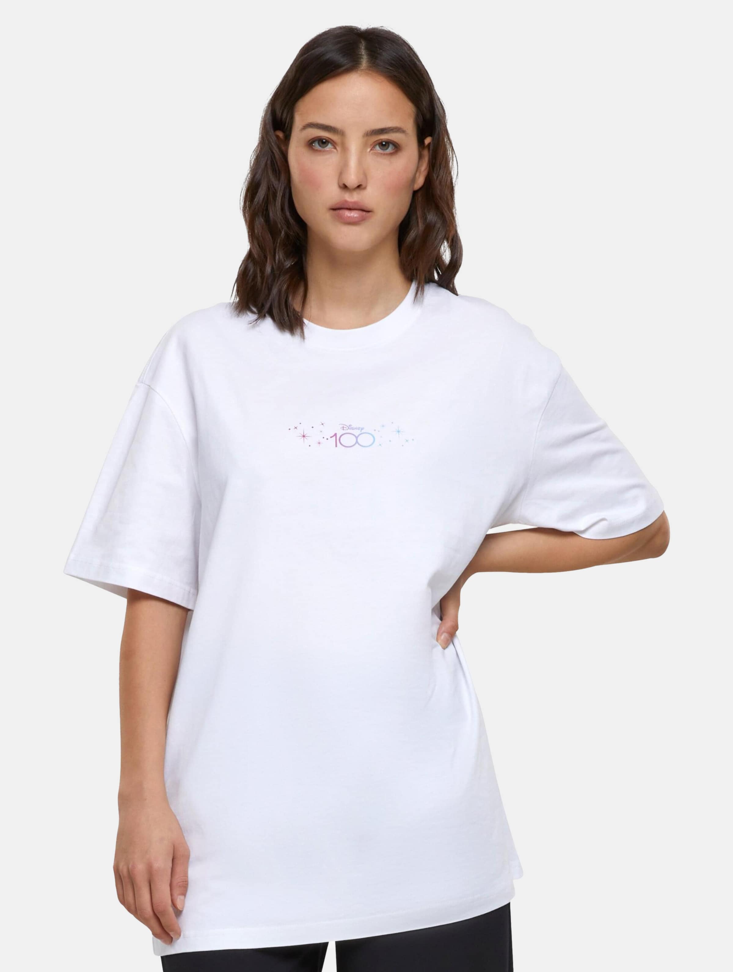 Merchcode - Disney 100 Castle Dames Tshirt - XL - Wit