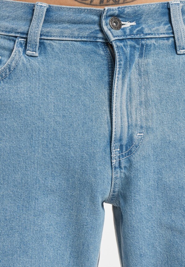 Double Knee Denim Straight Fit-5