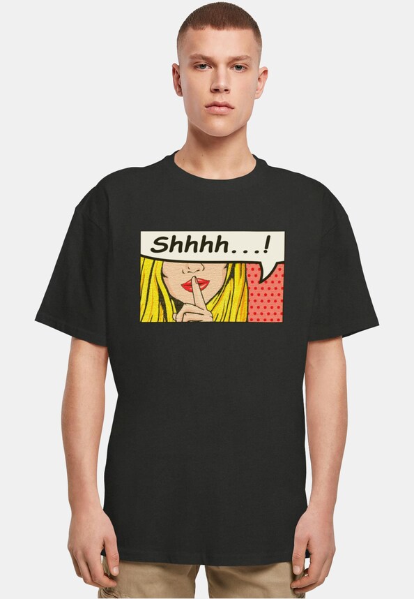 Silent Sign Comic Heavy Oversized Tee-0