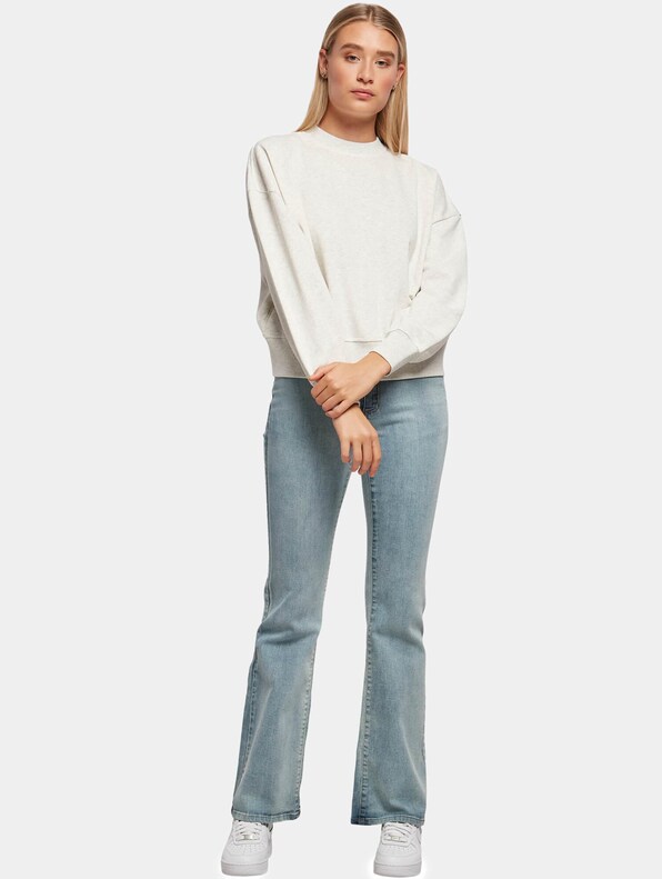 Ladies Oversized Rainbow Crewneck-3